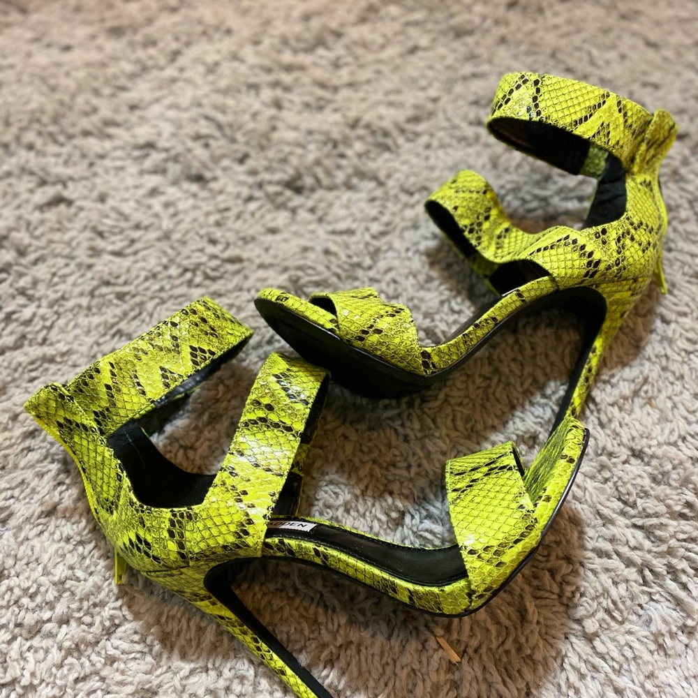 Snakeskin heels